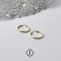Elegantne zlatne minđuše